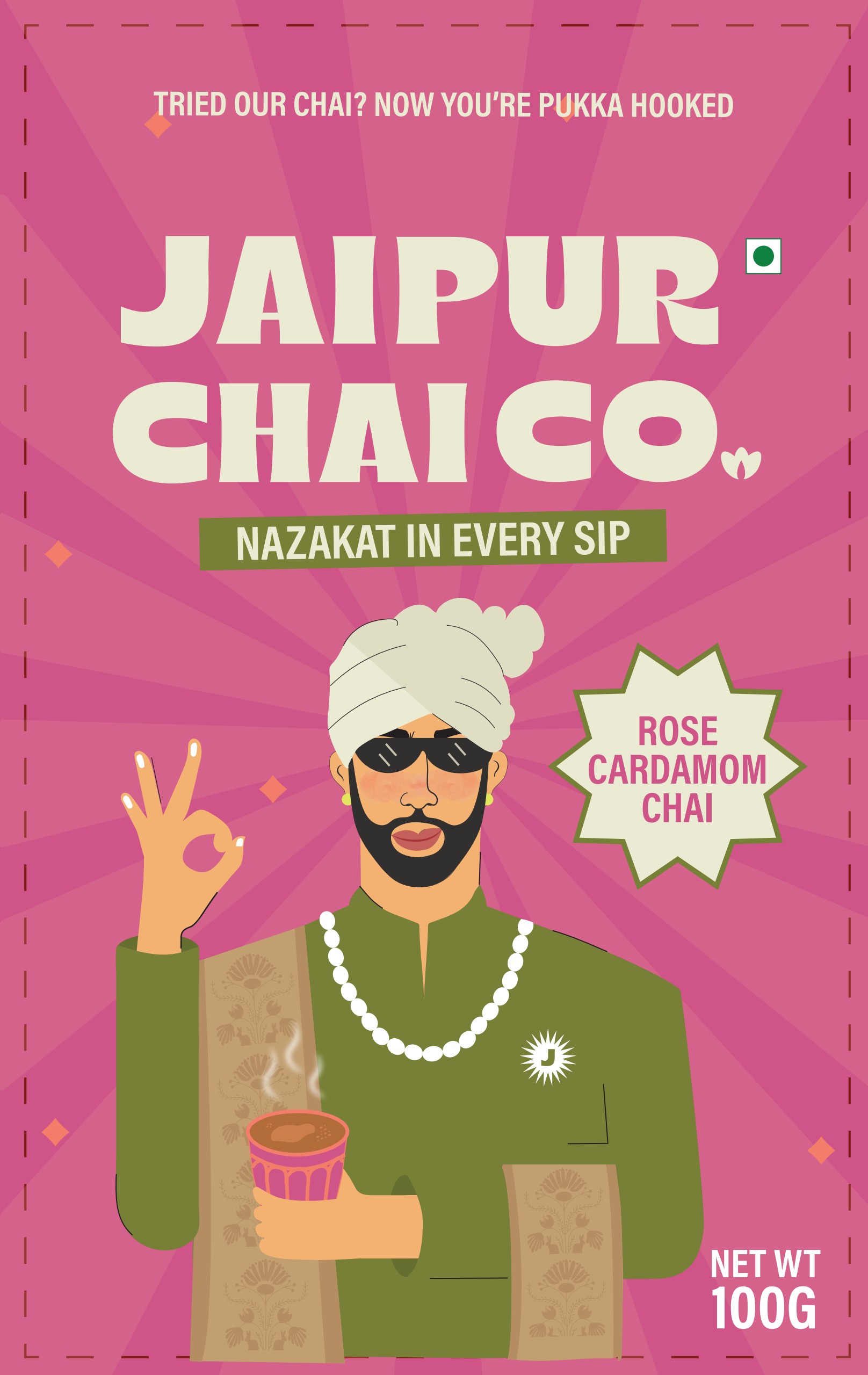 Rose Cardamom Chai